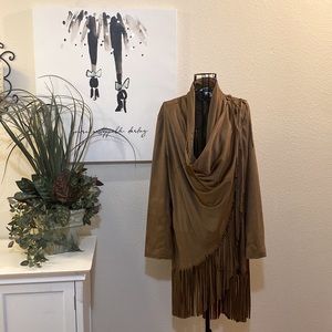 Chicos faux, suede jacket.